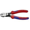 Image de Pince coupante diagonale à forte démultiplication avec facette Knipex 74 12 180 180 mm