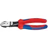 Image de Pince Coupante De Côté Démultipliée 180mm - Avec Ressort - Bi-matière