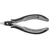 Image de Knipex, Coupe-boulons + pince coupante diagonale, Pince coupante de côté de précision pour l’électronique ESD (125 mm)