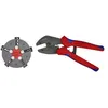 Image de Pince à sertir Knipex MULTICRIMP 97 33 02 chargeur de rechange inclus
