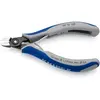 Image de Knipex, Coupe-boulons + pince coupante diagonale, Präzisions-Elektronik-Seitenschneider (125 mm)