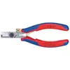 Image de Knipex 11 82 130 Cisaille À Dénuder Pour L'Électronique Avec Gaines Bi-Matière 130 Mm