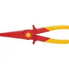 Image de Pince à becs demi-ronds VDE en plastique, Long. : 220 mm