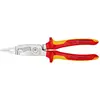 Image de Knipex, Pinces, Pince d'installation électrique L.200mm VDE sans ressort d'ouverture chromé 2gaines comp. avec (200 mm)