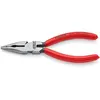 Image de Knipex 08 21 145 Pince universelle à becs demi-ronds noire atramentisée 145 mm
