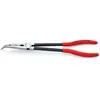Image de Pince à Becs Extra Longue 280mm - Coudée - Tête Polie - Gainage Pvc