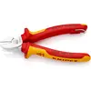 Image de Knipex, Coupe-boulons + pince coupante diagonale, Pince coupante de côté (160 mm)