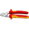 Image de Knipex, Coupe-boulons + pince coupante diagonale, StepCut (160 mm)