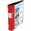 Image de Wedo, Classeur, Chemise de présentation ERGOGRIP, 56 mm, noir-rouge Couverture : noire, dos : rouge, DIN A4 (A4, 56 mm)