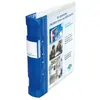 Image de Wedo 05828003 classeur en plastique ergogrip ice avec mécanisme à 4 anneaux, bleu transparent, format a4, 55 mm dépaisseur