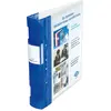 Image de Wedo, Classeur, Classeur de présentation ERGOGRIP ICE, 56 mm, bleu ICE Recto : transparent, Verso : bleu ICE (A4, 56 mm)