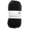 Image de Pelotes de fil à tricoter CREATIVE COTTON ARAN de Rico Design(...) - 90 Noir