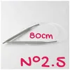 Image de Aiguilles à tricoter circulaires Aluminium 2mm à 10mm X 80 cm - Rico Design(...) -