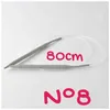 Image de Aiguilles à tricoter circulaires Aluminium 2mm à 10mm X 80 cm - Rico Design(...) -