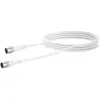Image de Schwaiger KDAK30 532 3m F F Blanc Câble coaxial (Câble d'antenne), Câble d'antenne