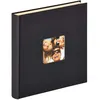 Image de Walther Album Photo Autocollant Fun Design Album Photo, Structure Couverture, Noir, 33 x 33,5 cm