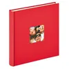 Image de Walther Album Photo Autocollant Design Fun, 33 x 34 cm Album Photo, Structure Couverture, Rouge, 33 x 33,5 cm