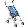 Image de Mini buggy Roma Design bleu avec motifs pour poupée