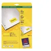 Image de Avery L6041 - Jaune - 21.2 x 45.7 mm 960 unités (20 feuille(s) x 48 étiquettes