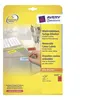 Image de Avery L6034 - Adhésif permanent - rouge - 63.5 x 33.9 mm 480 étiquette(s) (20 feuille(s) x 24 étiquettes