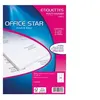 Image de Office Star - Blanc - 70 x 36 mm 2400 étiquette(s) (100 feuille(s) x 24 étiquettes