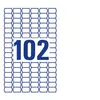 Image de Avery Zweckform L3410REV - 16 x 26 mm 2550 étiquette(s) (25 feuille(s) x 102 Étiquettes de prix