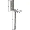 Image de GAH, Connecteurs en bois, Support de poteau en L ETA-10/0210 Galvanisé à chaud (3000257656) (1 pcs)