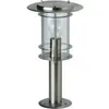 Image de Lampadaire extérieur Brilliant York 60 W acier inoxydable 40 cm