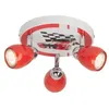 Image de Plafonnier LED à 3 lumières motif voitures Racing