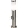 Image de Lampadaire extérieur Brilliant Chorus 20 W acier inoxydable 46 cm
