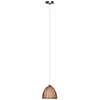 Image de BRILLIANT lamp Lampe suspension Relax 20cm bronze / chrome 1x A60, E27, 60W, lampes normales gf no