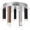 Image de BRILLIANT lampe clavecin LED plafonnier 7 lumières marron / café 7 LED 4W intégrées, 365lm, 3000K