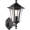 Image de Applique extérieure BRILLIANT Carleen E27 60 W IP44 métal verre noir