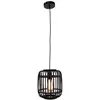 Image de BRILLIANT Woodrow suspension 1 flamme 21cm bois foncé / noir
