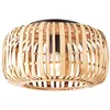 Image de BRILLIANT Plafonnier Woodrow 1 flamme marron clair