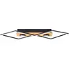 Image de Brilliant, Plafonnier, Woodbridge LED Plafonnier 70x35cm bois/noir (3100 lm)