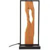 Image de Brilliant, Lampe de table, Chaumont LED Lampe de table 50cm noir/bois (940 lm)