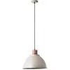 Image de Brilliant, Suspension, Erena Lampe à suspendre 38cm taupe métal/bois 1x A60, E27, 60 W, Geeign (E27)