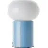 Image de Brilliant, Lampe de table, Lampe de table Daeny 27cm bleu/blanc (E27)
