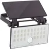 Image de Applique extérieure - BRILLIANT - LUTON - LED et solaire - Détecteur de mouvement - Plastique et métal - 4 W - Noir