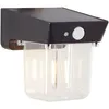 Image de Applique Extérieure - Brilliant - Parson - Led Et Solaire - Détecteur De Mouvement - Plastique - 3,7 W - Noir