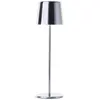 Image de Brilliant, Lampe de table, Lampe de table à accu, 37cm, 300 lm, 3000-6500 K, dimmable, alu brossé (300 lm)