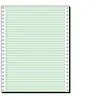 Image de Sigel Computer Paper - Perforé - lignes vertes - 305 x 240 mm - 60 g/m² - 2000 feuille(s) papier uni