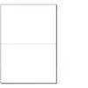 Image de Sigel LP202 - Perforé - blanc - A5 (148 x 210 mm) - 80 g/m² - 200 étiquette(s) (100 feuille(s) x 2 papier uni