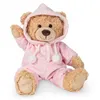 Image de Ours en peluche pyjama rose 30 cm