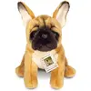 Image de Teddy Hermann 919872 - Bouledogue français, Peluche chien favori, 27 cm (22 cm)