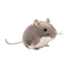 Image de Peluche souris grise Hermann Teddy 9 cm