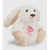 Image de Peluche lapin blanc assis Hermann 15 cm
