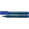 Image de Schneider Maxx 130 Lot de 10 Marqueurs permanents rechargeables pour carton/papier/plastique/verre/métal Encre bleu