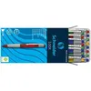 Image de Schneider Loox Stylo bille Zone grip confort Plusieurs coloris Pointe M Encre permanente bleue Lot de 20